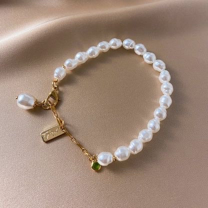 pearl beat bracelet - ZinniaStore