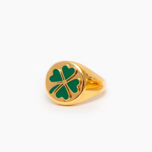 golden clover ring