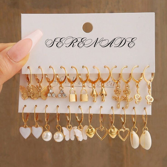 faux earrings set