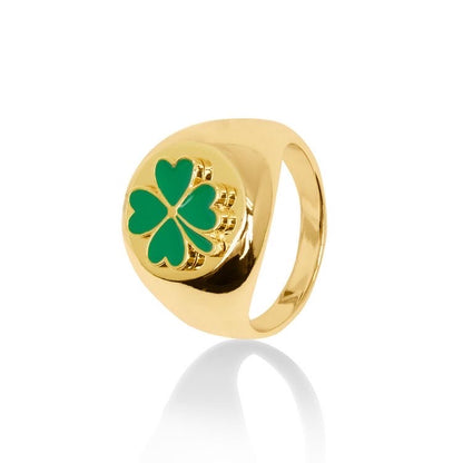 golden clover ring