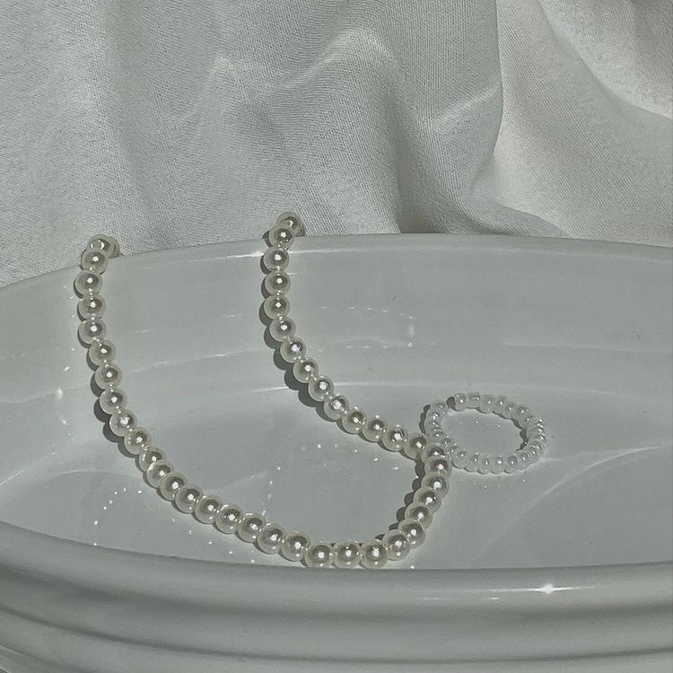 freshwater bead necklace