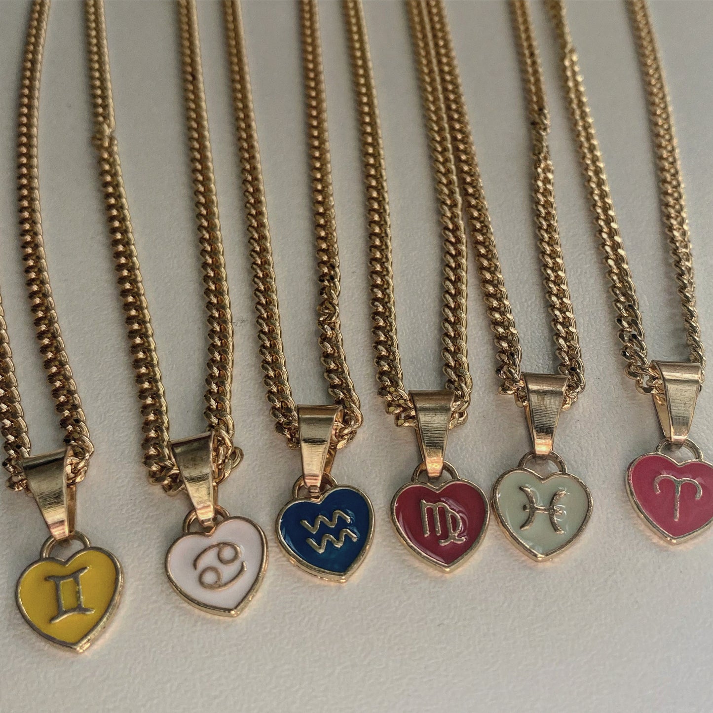 zodiac sign necklaces