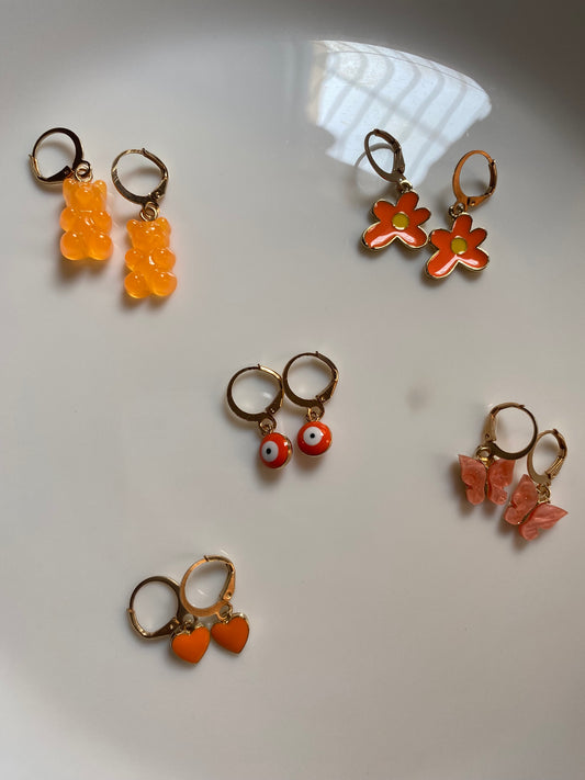 orange candy set