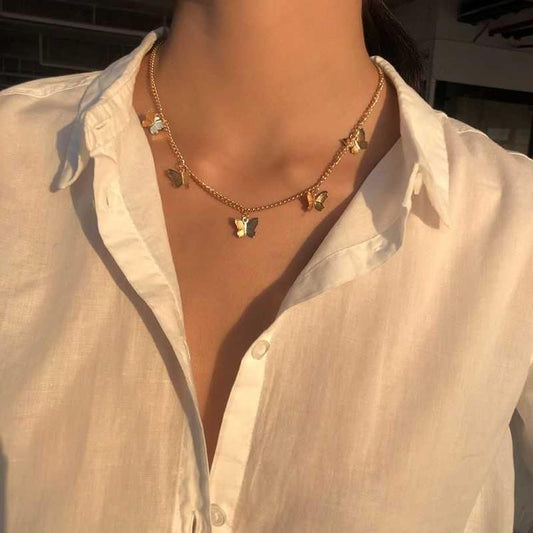 S E R E N A D E on Instagram: clover snake chain necklace
