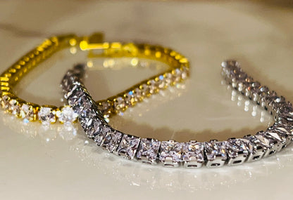 icy gold bracelet