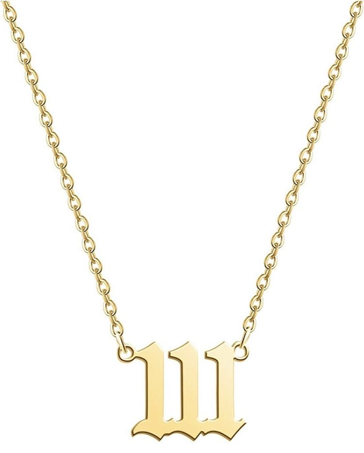 angel numbers necklace